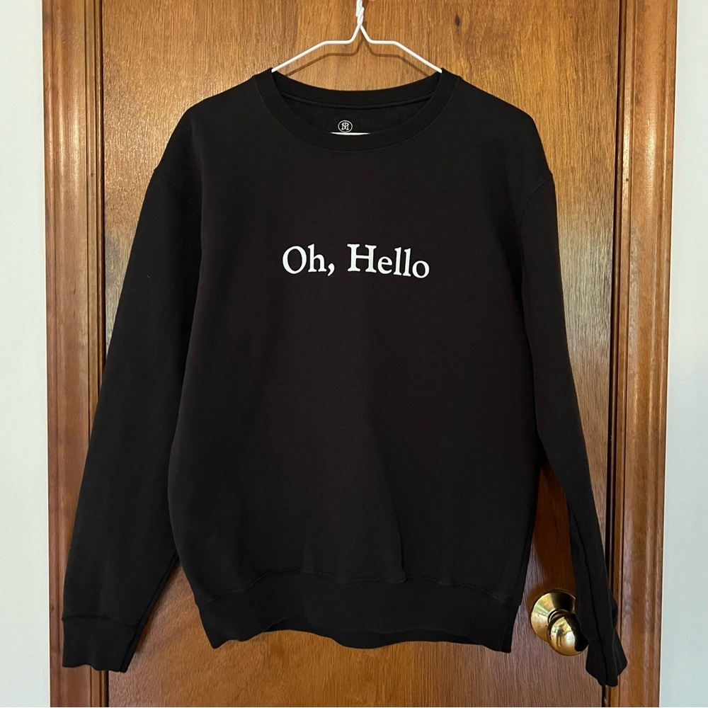 Oh, Hello Broadway Show Crewneck Pullover Sweater Size M